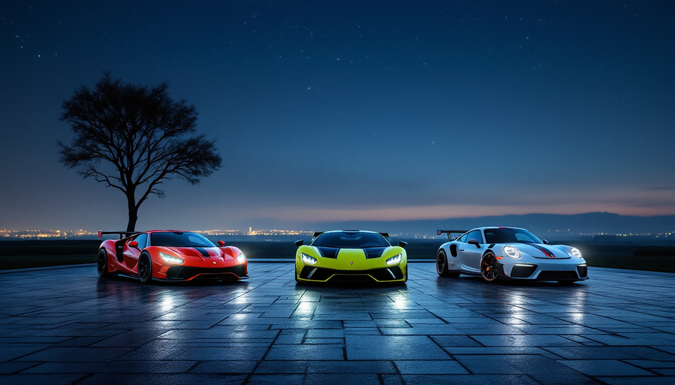Fleet lined up at dawn
